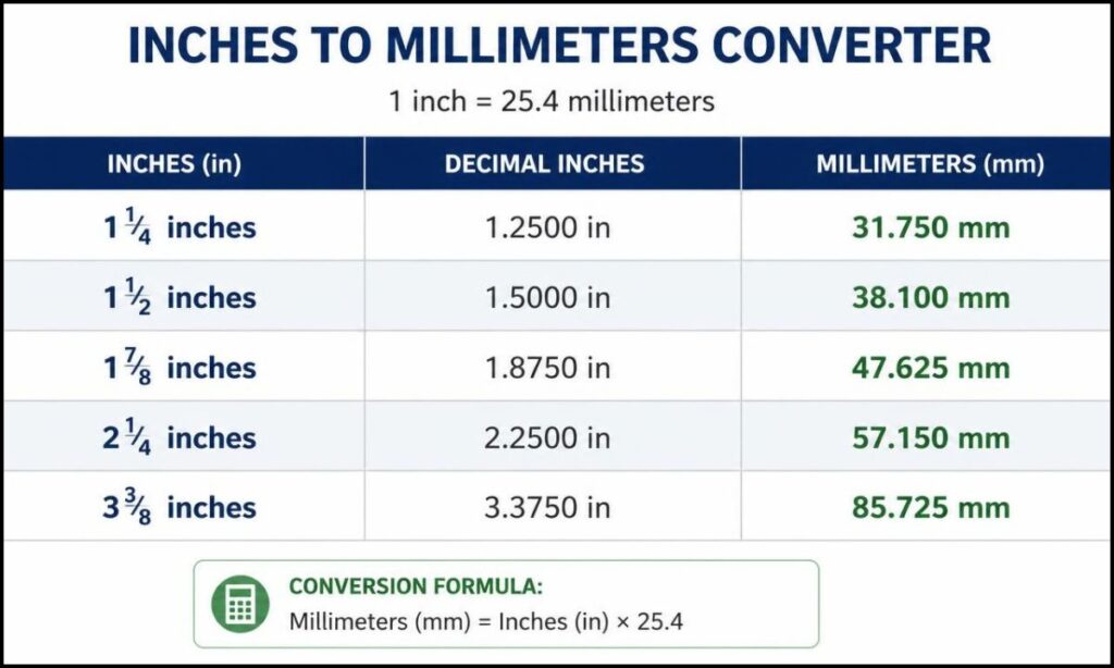 using-an-inches-to-millimeters-converter